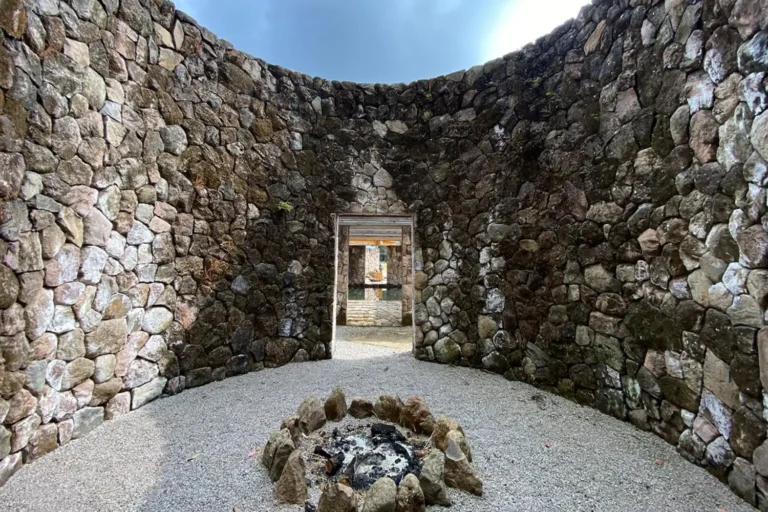 stone circular room